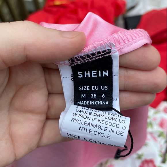 Barbiecore Light Pink Drape Bust Mini SHEIN Dress - Picture 7 of 7